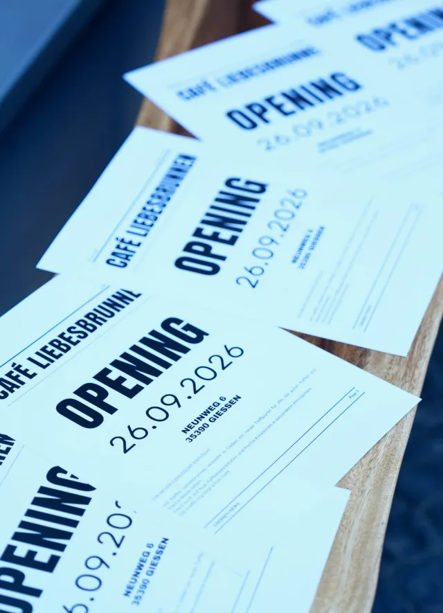 Flyer zur Eröffnung am 26.09.2026